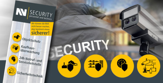 Banner und Bildmontage NN Security