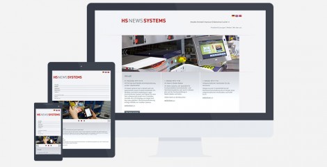 Webentwicklung HS News Maßgeschneiderte Responsive Website von Ihrer Full-Service Agentur