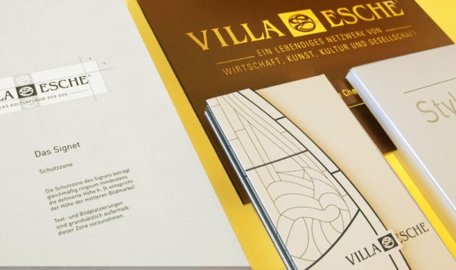 Corporate Design anfertigen lassen - Villa Esche