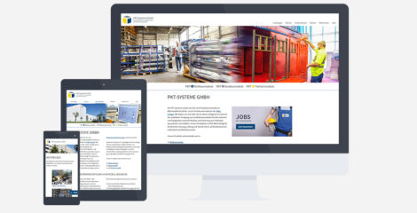 responsive Unternehmenswebseite PKT-Systeme