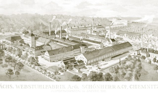 sächsische Webstuhlfabrik A. G. Schönherr & Co., chemnitz, 1910