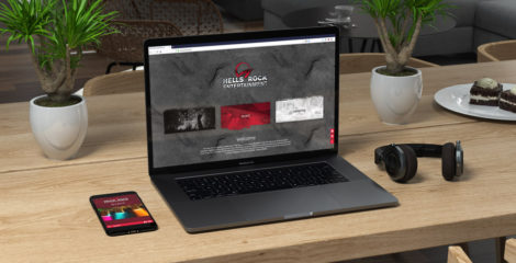 HR Web Mockup Entwicklung einer modernen Website von Ihrer Full-Service-Agentur