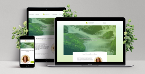 Naturheilpraxis Carmen Busse Web Entwicklung einer neuen Website für Naturheilpraxis Carmen Busse