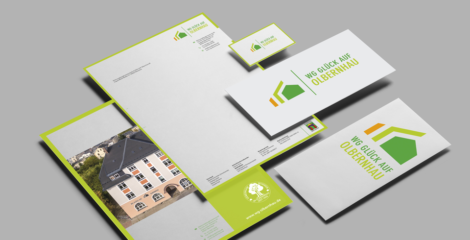 Geschäftsausstattung im neuen Corporate Design Corporate Design für WG GLÜCK AUF