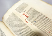 Buchdurck mit beweglichen Lettern