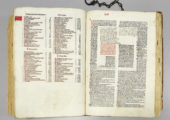 Altes Buch Consilia restaurierungsbedürftig