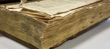 Restaurierung altes Buch Consilia