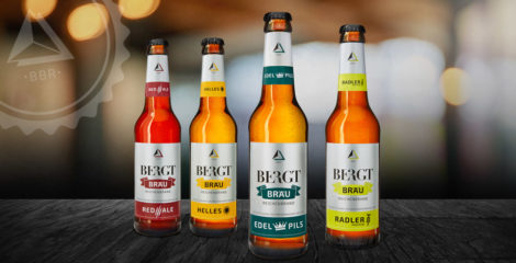Produktbranding BERGT BRÄU Individuelles Verpackungsdesign