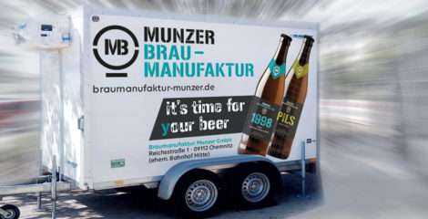 Kühlanhänger Munzer Braumanufaktur